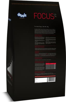 Drools Focus Adult Super Premium Dog Food, 8kg