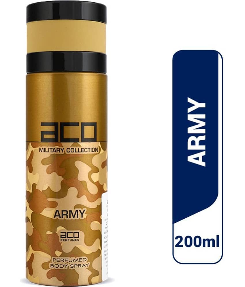 Aco Army Deodorant Body Spray For Men, 200ml