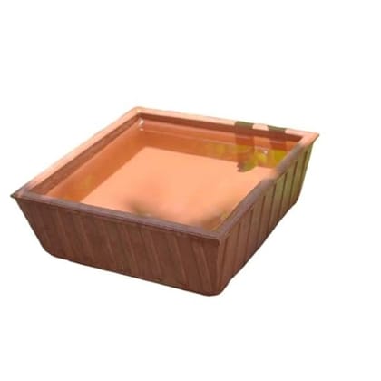 Mahila Terracotta Samuh Natural Mitti Kundi, Parinda,Handmade Terracotta for Bird Bath, Bird Water Drinking Pot 10x10 Inch