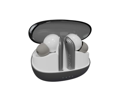 ACwO Dwots 535 with 50 Hours Playtime, Wireless Earbuds Bass Boom X Sound, Gaming-Ready Latency, Quad in Ear Mic Enc, Hyperboost Charging - Luxe Grey