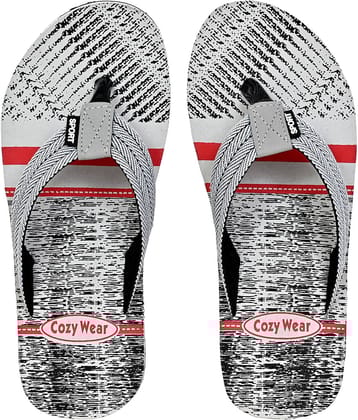 Cozy Wear - Gray Men's Thong Flip Flop