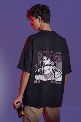 Bloodline Flame Tee – Nezuko & Tanjiro Edition-S