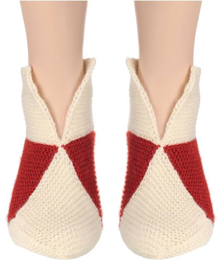 KC Store - Multicolor Woollen Women's Ankle Length Socks ( Pack of 1 )