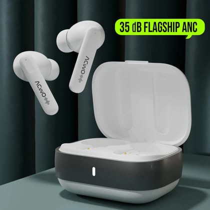 Decibel (White) Earbuds-Seashell White