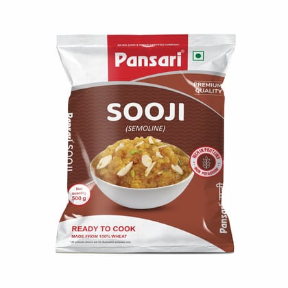 Pansari Sooji 500 g (Buy 1 Get 1 Free)