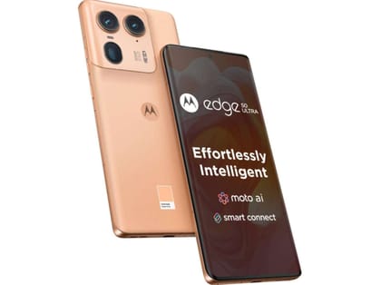 Motorola Edge 50 Ultra 5G Smartphone (12GB, 512GB Storage), 17.02 cm (6.7 inch) Display, 4500 mAh Battery - Peach Fuzz Motorola Edge 50 Ultra 5G Smartphone (12GB, 512GB Storage), 17.02 cm (6.7 inch) Display, 4500 mAh Battery - Peach Fuzz