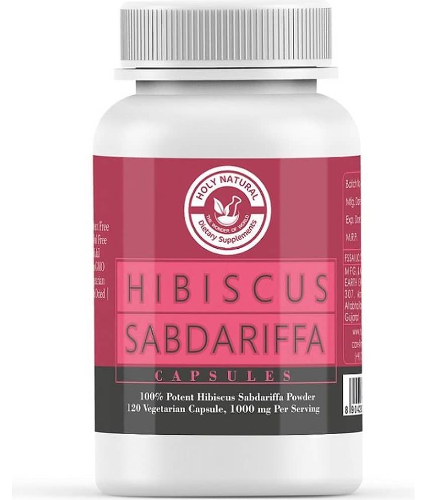 Holy Natural Hibiscus Powder Capsule 1000 mg Vitamins Capsule