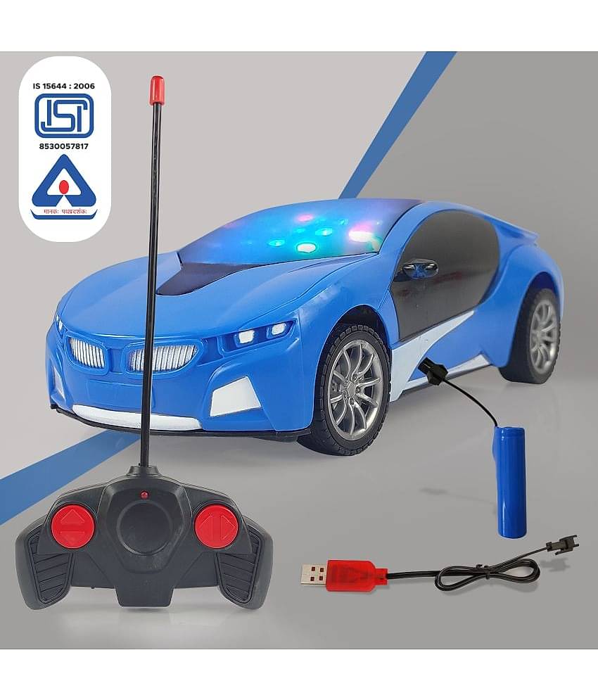 NHR - Blue Plastic Car ( Pack of 1 )