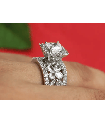 SUNHARI Silver Rings ( Pack of 1 )