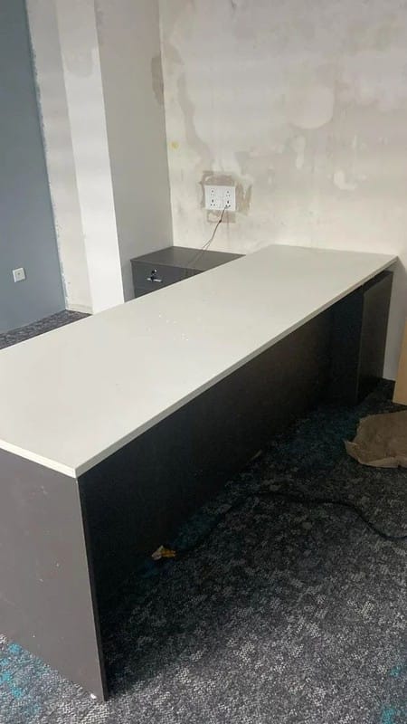 Wooden 2 Seater Modular Office Workstation