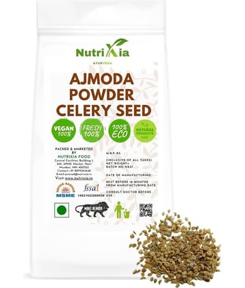 Nutrixia Food Ajmoda Powder-Ajmod Beej - Celery Seeds - Tukhme Karafs Powder 980 gm