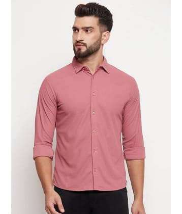 renuovo - Rose Gold Cotton Blend Regular Fit Men's Casual Shirt ( Pack of 1 )