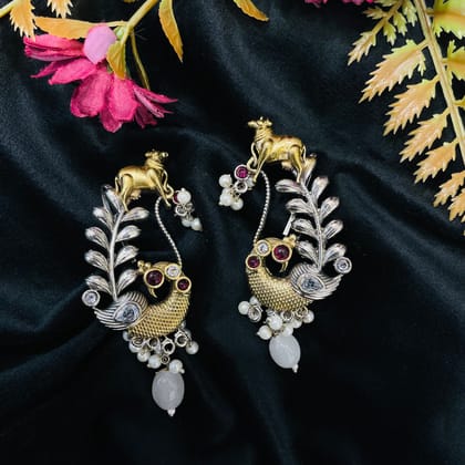 Inara aadhya Earrings-Gray