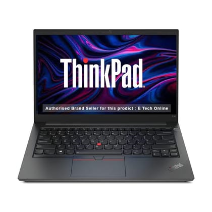 Lenovo ThinkPad E14 AMD Ryzen 5 7530U 14" (35.56 cm) WUXGA IPS 300 Nits Thin and Light Laptop (8GB RAM/512GB SSD/Win 11 Home/AMD Radeon Graphics/Backlit/FPR/Office H&S 2021/Black/1.41 kg), 21JRS00T00 Lenovo ThinkPad E14 AMD Ryzen 5 7530U 14" (35.56 cm) W