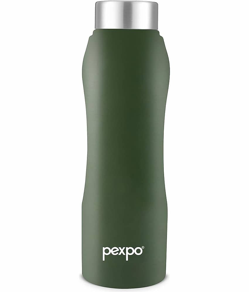 Pexpo Stainless Steel Fridge Water Bottle Blue Fridge Water Bottle 750 ml mL ( Set of 1 )