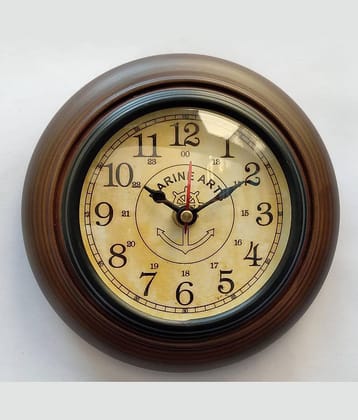 ANTIQUE NAUTICAL CREATIONS Circular Analog Wall Clock