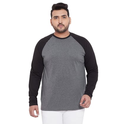Men Plus Size Bristol Solid Round Neck Tshirt - 3XL