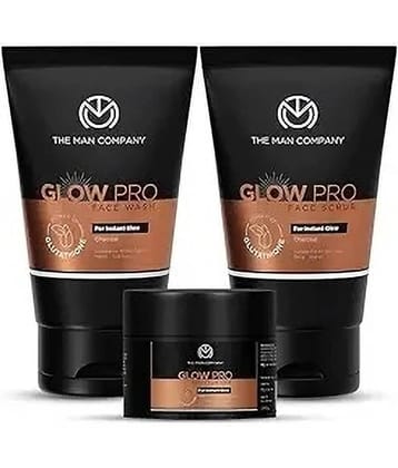 The Man Company Glow Pro Face Care Kit for Oily Skin | Glowing & Moisturized Skin Routine