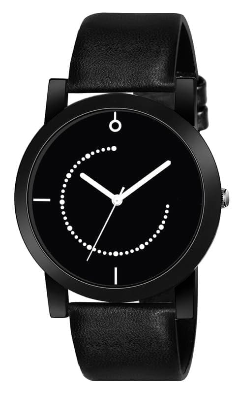 Black Sllim Analog Watch for Men LR49