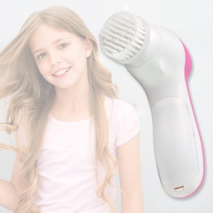 DHRUVINSRI Multi-Function 6-in-1 Facial Exfoliator & Massager Kit – Face Brush, Skin Care, and Body Cleaner with 2 AA Batteries Included