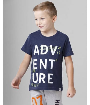 CODEZ Pack of 1 Boys Cotton Polo T-Shirt ( Denim Blue )