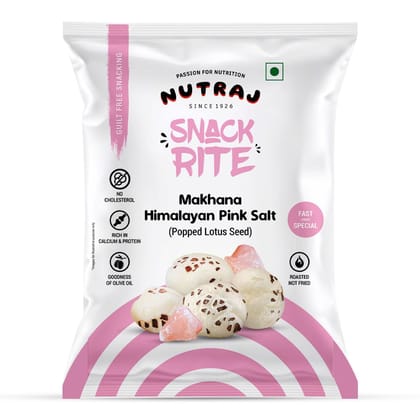 Nutraj Snackrite Flavoured Makhana Himalayan Pink Salt 15gm Nutraj Snackrite Flavoured Makhana Himalayan Pink Salt 15gm