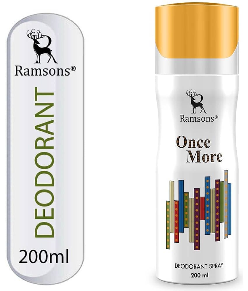 Ramsons - ONCE MORE Deodorant Spray Body Perfume For Men Long Lasting Body Spray 200 ml (Pack of 1)