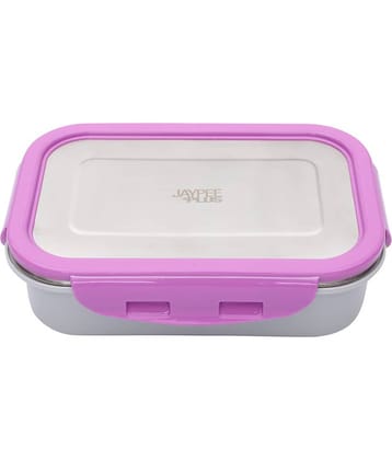 Jaypee Plus - Purple Stainless Steel Lunch Box ( Pack of 1 )