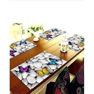 REVAXO placemats set of 4 pcs/ table mat set of 4 pcs/ dining table placemat set of 4pcs/placemat set of 4 pcs REVAXO placemats set of 4 pcs/ table mat set of 4 pcs/ dining table placemat set of 4pcs/placemat set of 4 pcs