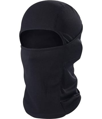 Black Cotton Anti Pollution Face Cover Balaclava