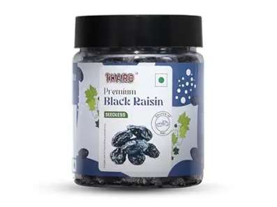Tharo Premium Black Raisins – Naturally Sweet Dry Fruit