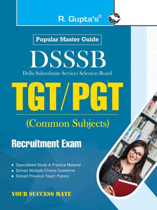DSSSB: TGT/PGT (Common Subjects) Recruitment Exam Guide [Paperback] [Sep 29, 2025] RPH Editorial Board