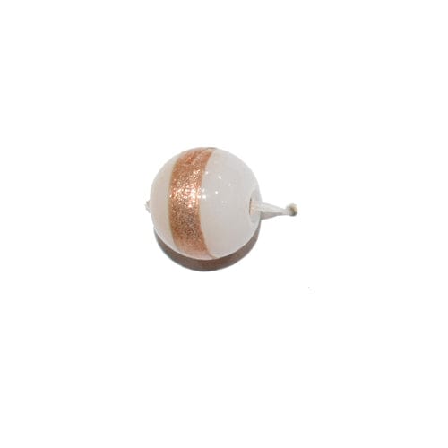 Beadwaala Handmade Fancy Lampwork Glass Beads For Jewelry Making. (Round) SFL-095-Per Packet 25 Pcs / 12 MM