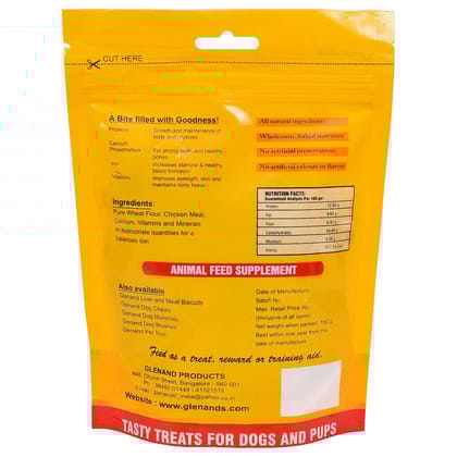 Glenand Dog Chicken Biscuits 150g