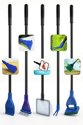 5 in 1 Aquarium Cleaning Kit - For Cleaning Aquarium, Fish Tank Accessory-5 In 1 Kit