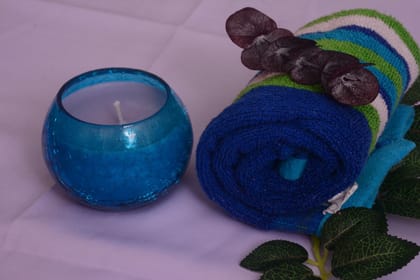 Lawendor Glass Candle