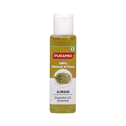 Puramio Ajwain Essential Oil (Undiluted) 100% Natural & Pure, 30 ml Puramio Ajwain Essential Oil (Undiluted) 100% Natural & Pure, 30 ml