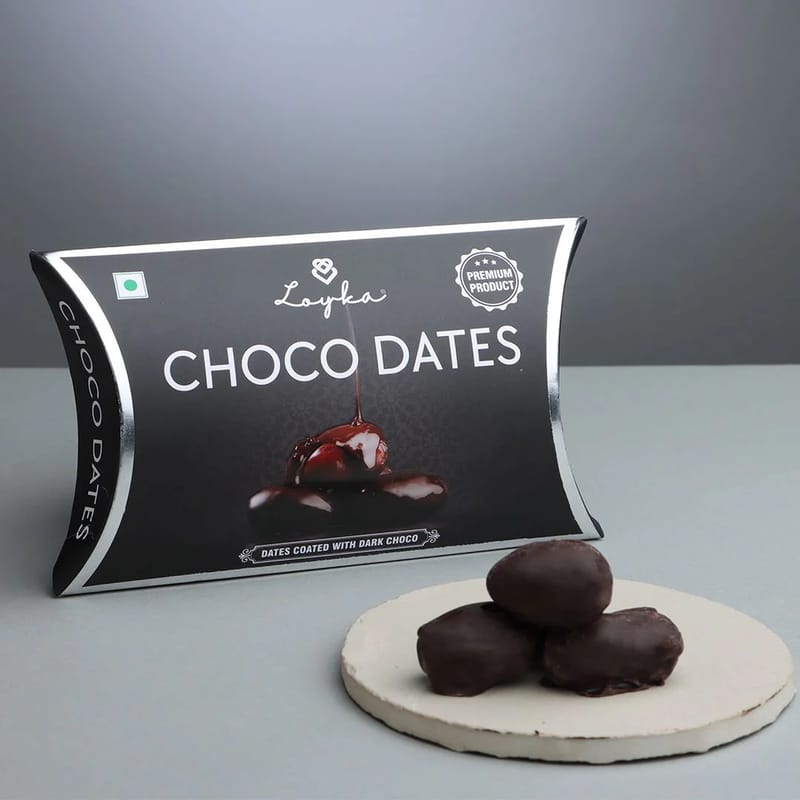 Loyka Choco Dates (150g) | Premium Dates with Chocolate | Healthy Gourmet Snack