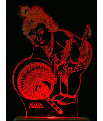 SUPER AJANTA 2020 Makhanchor  Balgopal  3D Night Lamp Multi - Pack of 1