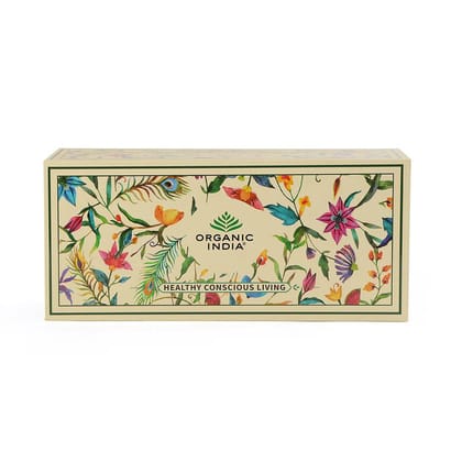 Organic India Premium Speciality Tulsi Tea Gift Box, 60 Infusion Bags