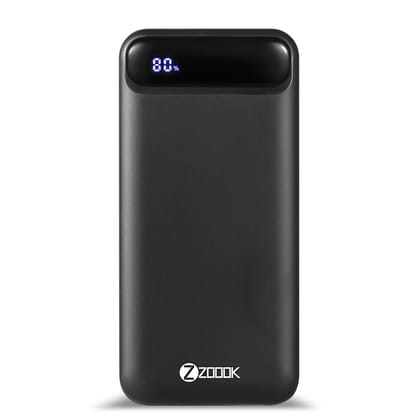 Zoook Powermate 5 10000mAH 22.5 W Fast Charge Power Bank, Triple Output(Dual USB A+ Type C)| Dual Input (Type C, Micro USB)