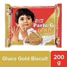 Parle G Original Gluco Biscuits Plain 200 GRAM