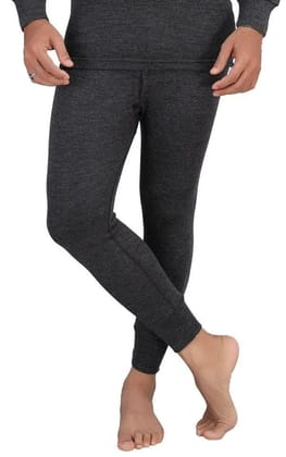Monte Carlo Pure New Merino Wool Machine Washable Thermal Lower for Men Black-32 / XX-Small