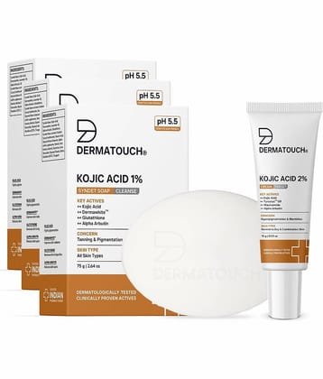Dermatouch 2 Times Use Facial Kit For All Skin Type Floral 4 ( Pack of 4 )