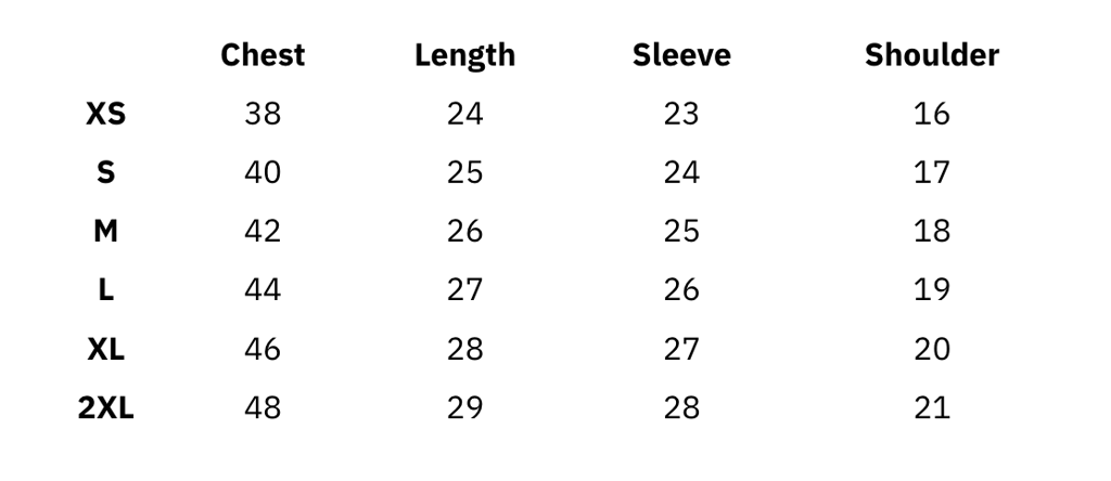 Size Guide