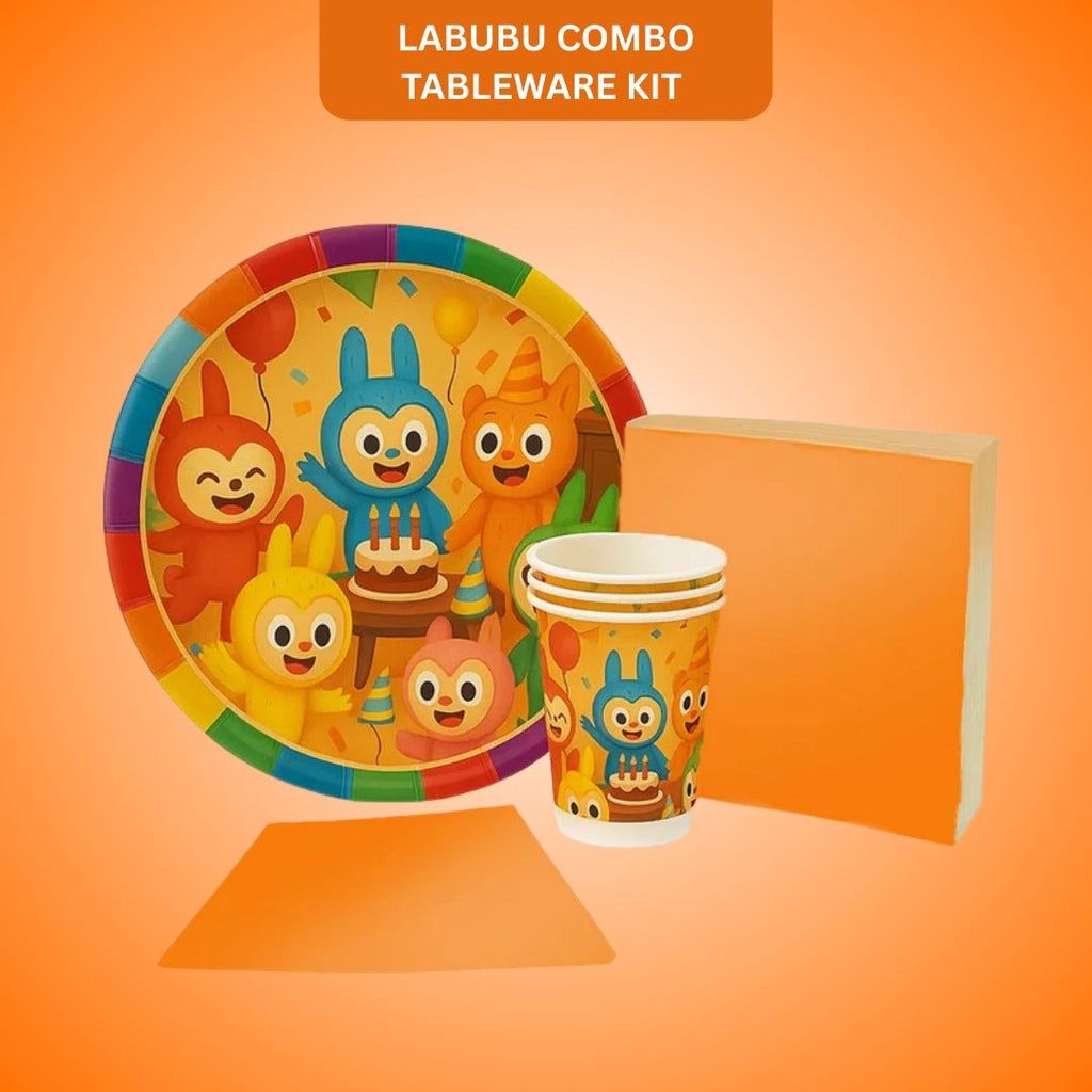 Labubu Combo Tableware Kit - 36PC - Party and Festive Needs | Buy online on ZillyBuy