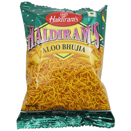 Haldiram's Namkeen - Aloo Bhujia (Del), 42 G Pouch Haldiram's Namkeen - Aloo Bhujia (Del), 42 G Pouch