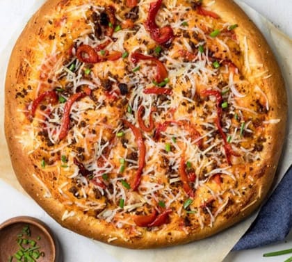 Chicken And Mashroom Pizza