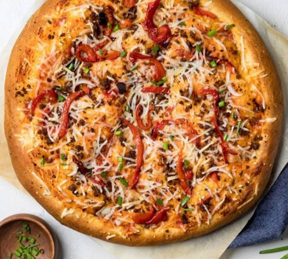 Chicken And Mashroom Pizza