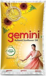 GEMINI SUNFLOWER OIL BOTTLE 1LITRE